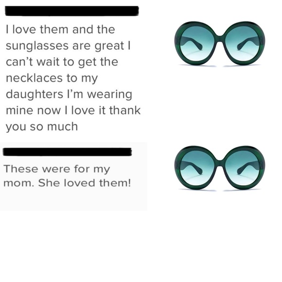 The Jackie O Oversized Round Sunglasses in Emerald Green - Picture 4 of 5